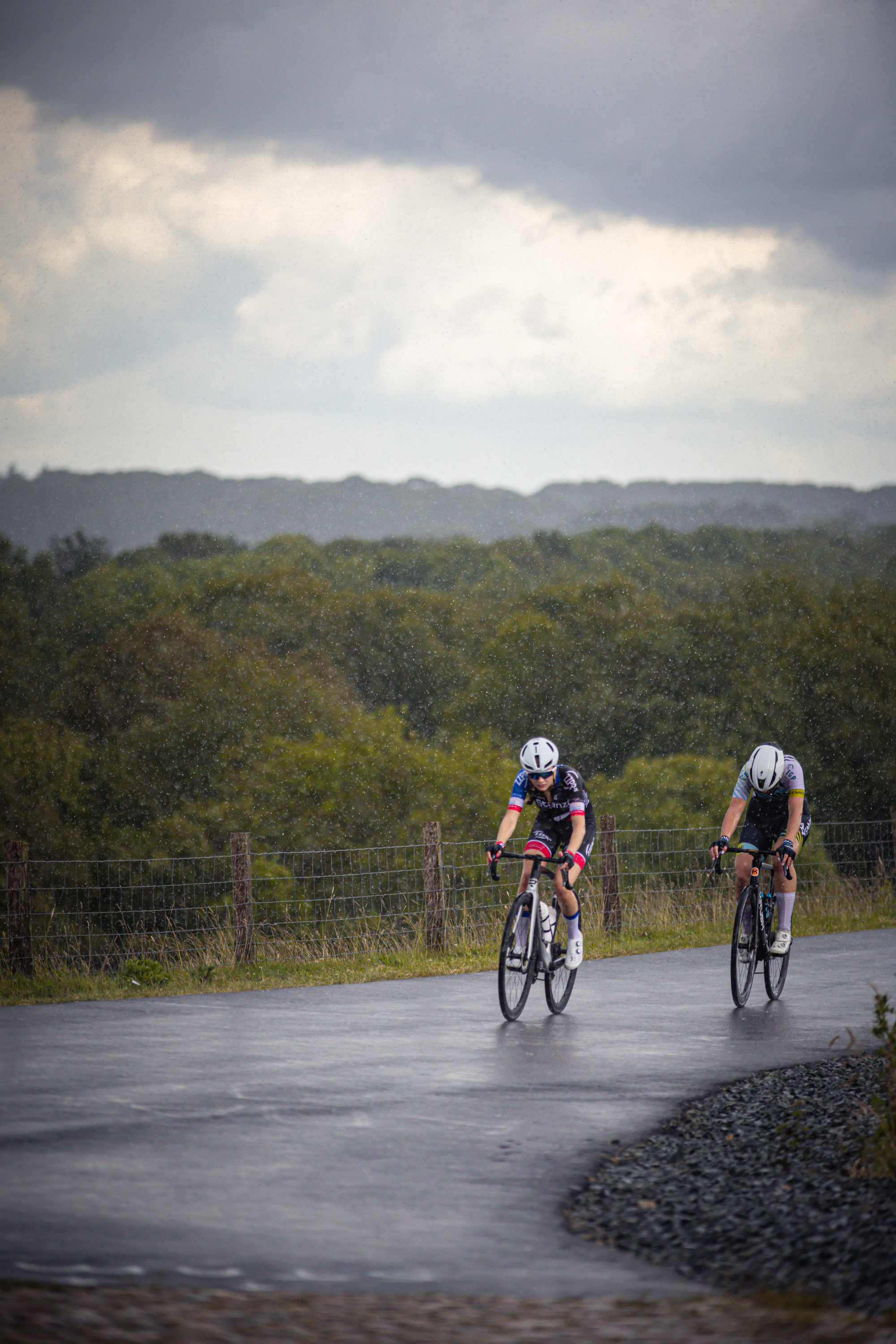 The cyclists are participating in the Nederlands Kampioenschap.