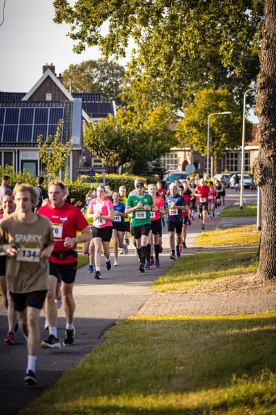 A group of runners are participating in a marathon.