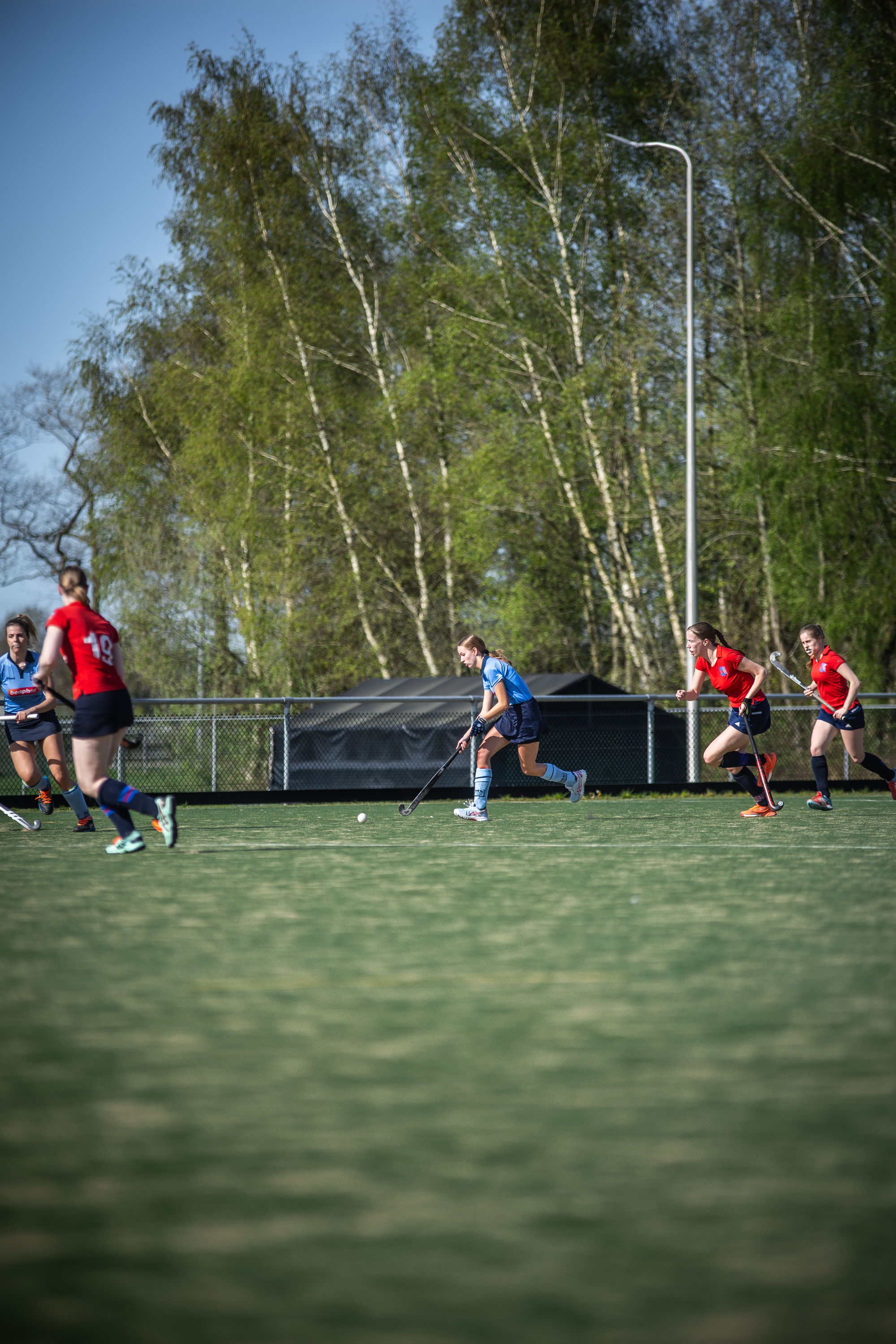 A hockey game taking place on April 7th, sponsored by SMHC.